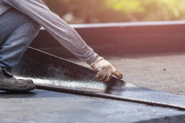 Professional Waterproofing technician working in Hammondsport, NY